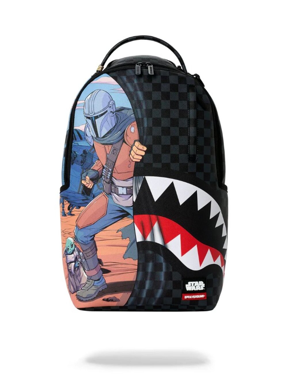 STAR WARS MANDO GROGU GET TO THE SHIP BACKPACK SPRAYGROUND